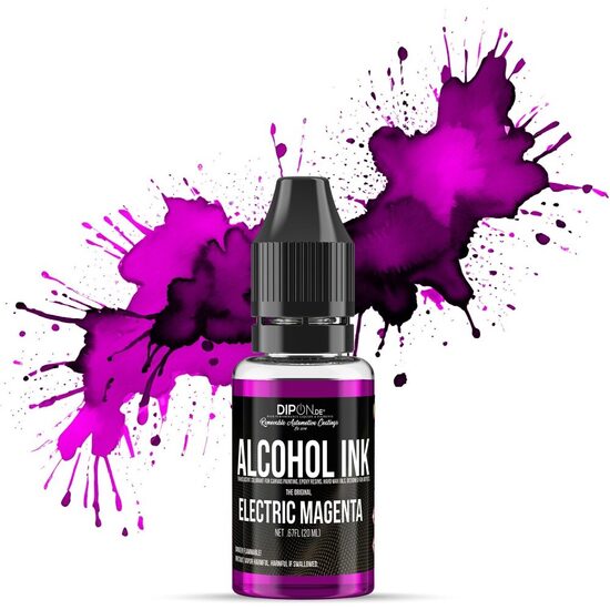 JAUNUMS! DIPON® alkohola tinte, electric magenta (20ml)