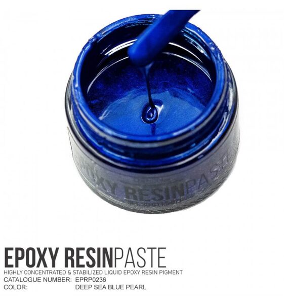 DIPON epoksīda sveķu pigmenta pasta ar pērļu un metāla efektiem - jūras zils (30g)