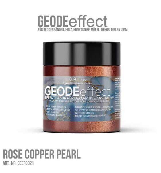 GEODEeffect akrila dekoratīvā glazūra, rozā varš (80ml)