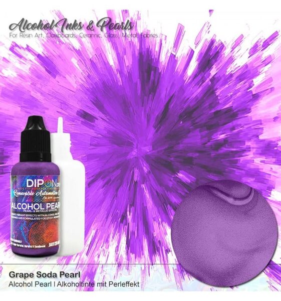 DIPON® alkohola pērļu tinte, violeta (25ml)