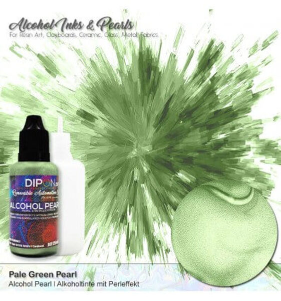 DIPON® alkohola pērļu tinte, gaiši zaļa (25ml)