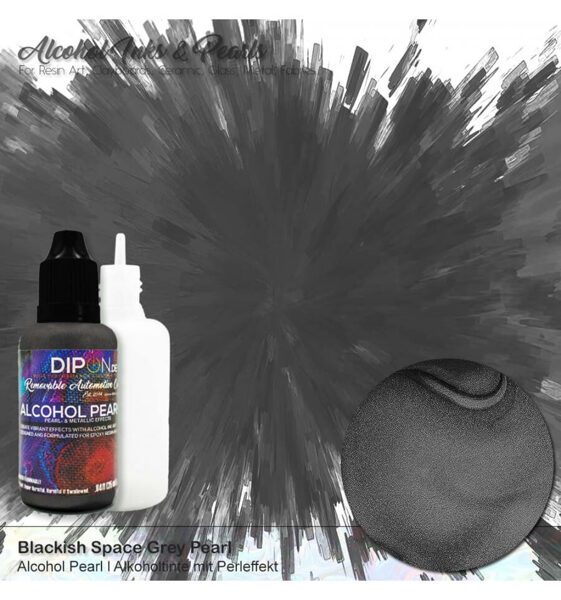 DIPON® спиртовые перламутровые чернила, серый космос (25ml)